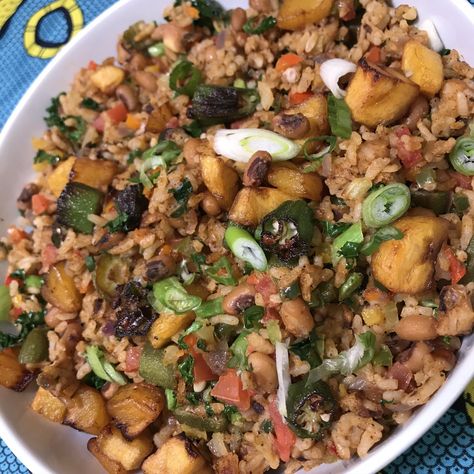 Limpin Susan, Sauteed Okra, Hoppin John, Red Palm Oil, Ripe Plantain, How To Cook Beans, Habanero Peppers, Plantains Fried, Roma Tomatoes