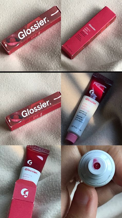 Glossier, glossier balm dotcom, cherry balm dotcom, balm dotcom Glossier Lip Balm Strawberry, Glossier Lip Balm Aesthetic, Cherry Balm Dotcom, Glossier Cherry Balm Dotcom, Glossier Balm, Glossier Lip, Glossier Girl, Glossier Balm Dotcom, Girls Lip Gloss