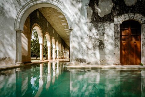 Mexican Hacienda, Merida Mexico, Wedding Venues Indoor, Extravagant Wedding, Curated Wedding, Romantic Wedding Photos, Destination Wedding Venues, Grace Loves Lace, Mexican Wedding