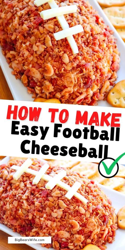 Appetizers Shaped Like A Football, Football Cheese Ball Recipes, Football Cheeseball Recipes, Pepperoni Football Cheeseball, Football Shaped Cheeseball, Football Cheese Board, Football Cheeseball, Football Charcuterie Board, Football Cheese Ball