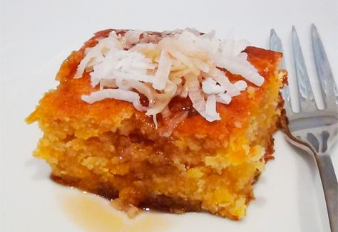 This is a moist and delicious apricot and coconut cake. Made with naturally sweet Turkish dried apricots, it is packed with fibre, vitamins and minerals. Apricots contain Vitamins A and C and carotenes. I like to serve this cake warm (15 seconds in the microwave) with a drizzle of pure maple syrup. As it’s cooked in a slice pan, I cut it into 2 inch squares and keep it in an airtight container for up to a week. Your family will love it. Dried Apricot Recipes, Coconut Treats, Coconut Loaf Cake, Catering Recipes, Apricot Slice, Apricot Cake, Dried Apricot, Coconut Baking, Buttermilk Cornbread