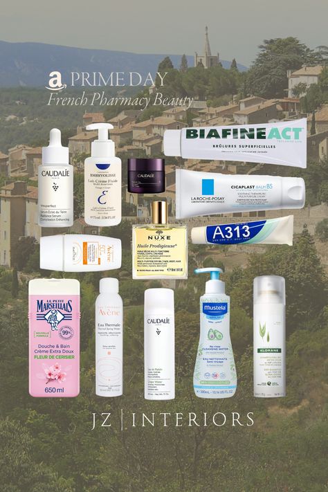 Amazon French Pharmacy Best French Pharmacy Skincare, French Farmacy Skincare, French Hair Care Products, French Pharmacy Products, French Body Care, Italian Beauty Products, Italian Pharmacy Beauty Products, Best French Skincare Products, French Pharmacy Skincare