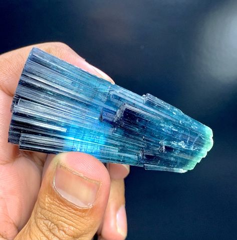 Indicolite Tourmaline, Crystal Grids, Minerals And Gemstones, Tourmaline Crystal, Crystal Grid, Tourmaline, Natural Gemstones, Gems, Rainbow