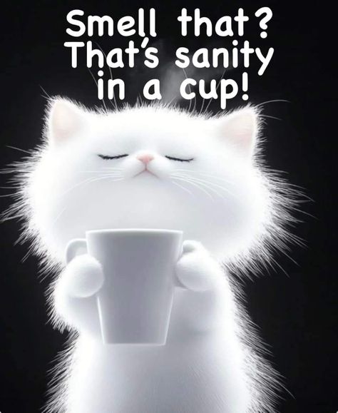 Coffee Humor Monday, Funny Coffee Quotes Mornings, Cat Good Morning, Funny Old Sayings, Good Morning Ideas, Coffee Meme Funny, Work Humour, Morning Coffee Funny, Monday Post