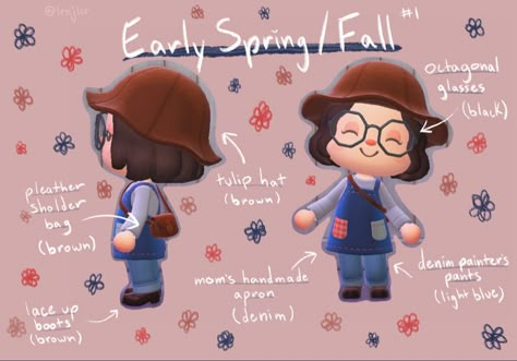 Acnh Pants Code, Matching Animal Crossing Outfits, Acnh Fall Outfits, Acnh Spring Outfits, Acnh Outfits Ideas Able Sisters, Animal Crossing Character Base, Acnh Crop Top, Animal Crossing Lookbook, Acnh Outfits Ideas