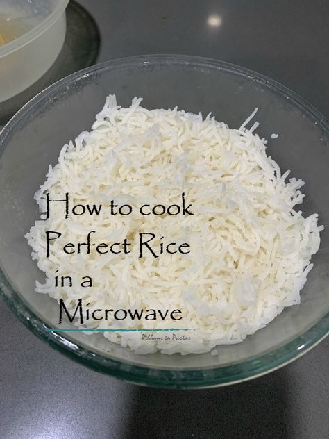 How To Make Rice In The Microwave, Rice In The Microwave How To Cook, How To Cook Rice In Microwave, Cooking Rice In Microwave, How To Cook White Rice In Microwave, Microwave White Rice, Microwave Rice Recipes, Rice In Microwave, Cook Rice In Microwave