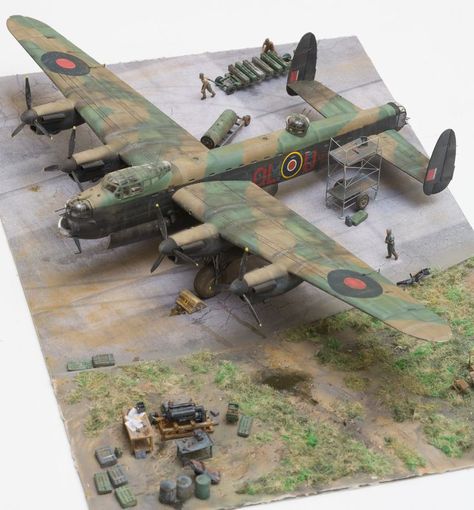 Model Aeroplanes, Airfix Models, Avro Lancaster, Scale Model Building, Scale Model Ships, Airplane Art, By Any Means Necessary, Ww2 Planes, Model Airplane