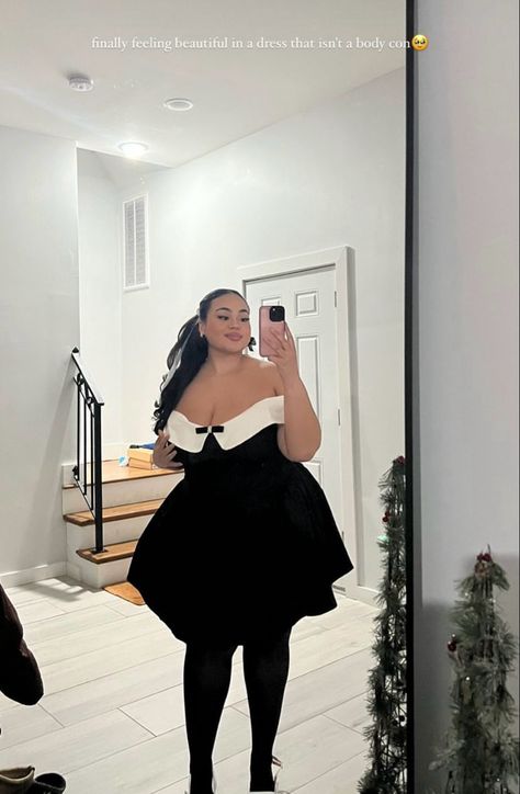 Plus Size Party Outfit Ideas, Dark Feminine Aesthetic Plus Size, Plus Size Graduation Outfit, Night Out Plus Size Outfits, Cute Graduation Dresses, Plus Size Aesthetic Outfits, Classy Date Night Outfit, Plus Size Black Dress, Plus Size Aesthetic