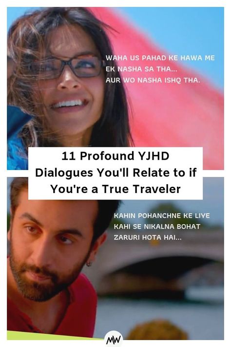 Yjhd Captions, Yjhd Painting, Bollywood Dialogues Caption, Yeh Jawani Hai Deewani Quotes, Yeh Jawaani Hai Deewani Quotes, Yjhd Dialogues, Best Bollywood Dialogues, Famous Movie Dialogues, Yjhd Quotes