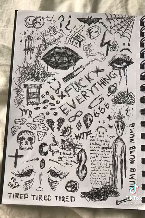 Skitse Bog, Hand Doodles, Notebook Drawing, Arte Grunge, Indie Drawings, Siluete Umane, Meaningful Drawings, Sketchbook Art Journal, Grunge Art