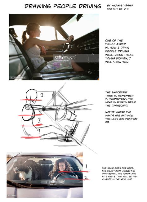 How to draw people driving cars. In Car Drawing Reference, People Driving Car, Two People In A Car Reference, People Driving Car Drawing, Driving Pose Drawing, Driving A Car Drawing, Driving Car Drawing, Person Driving Car Drawing Reference, Car Interior Drawing Reference