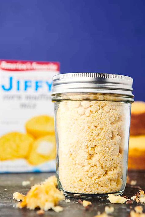 Copycat Jiffy Cornbread Mix - No Lard or Preservatives! Jiffy Copycat Recipe, Jiffy Cornbread Mix Diy, Copycat Jiffy Cornbread Mix Recipe, Cornbread With Jiffy Mix Boxes, Jiffy Cornbread Copycat Recipe, Copycat Jiffy Cornbread, Best Corn Casserole, Best Corn Casserole Recipe, Homemade Cornbread Mix