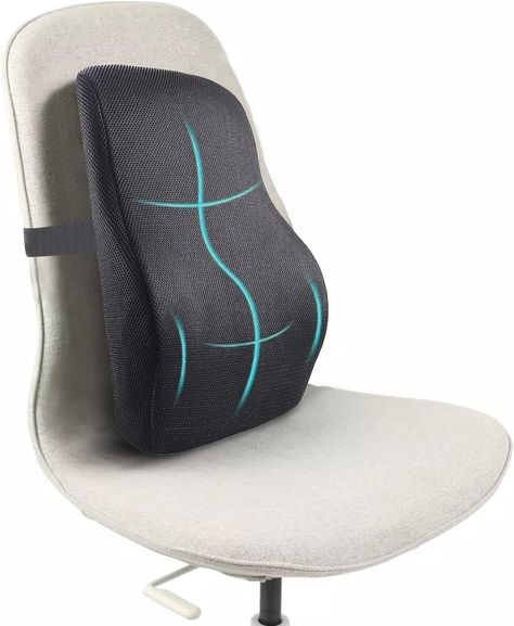 Amazon.com: Sleepsia Lumbar Support Pillow for Office Chair, Car - 100% Memory Foam Car Pillow for Back Support - Gaming, Computer Chair Pillow for Lower Back & Spine Pain Relief - Adjustable Strap (Black) : Health & Household Lumbar Support Pillow, Lumbar Pain, Severe Back Pain, Spine Pain, Back Support Pillow, Shoulder Pain Relief, Lower Back Support, Orthopedic Pillow, Cervical Pillows