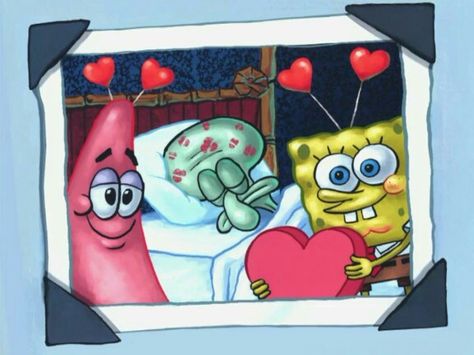 Happy valentine's day love you guys Spongebob And Patrick, Spongebob Pics, Spongebob Drawings, Spongebob Square, Pineapple Under The Sea, Spongebob Patrick, Spongebob Funny, Spongebob Wallpaper, Patrick Star