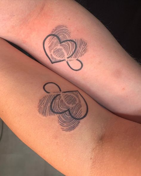 40  Cute & Meaningful Tattoo Ideas for Sister's Love Matching Grandma And Granddaughter Tattoos Simple, Matching Tattoos With Bestie, Tattoos That Symbolize Family, Matching Tattoos For Sisters Unique, Step Daughter Tattoo Ideas, Matching Tattoo Sisters, Sister Tatoos Idea, Unique Matching Tattoos Mother Daughters, Small Tattoos For Sisters