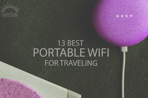 Portable Wifi, Pocket Wifi, Touch Screen Interface, Verizon Wireless, Data Plan, Portable Battery, Portable Power Bank, Wifi Network, Tp Link