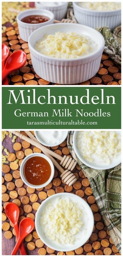 Milchnudeln (German Milk Noodles) - Tara's Multicultural Table  #recipe #Milchnudeln #German #Germany #noodle #nudeln #noodles #pasta #milk #soup Milk Noodles, German Noodles, Stromboli Recipes, Cold Pasta Dishes, Milk Soup, Carribean Food, Vegan Lentil Soup, Comfort Soup Recipes, Scrumptious Food