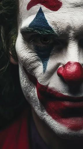 ↑↑↑ Larger size on website 🔸 The image is a close-up of a man wearing clown makeup. His face is painted with white, red, and blue Scary Halloween Makeup For Men, Male Clown Makeup, Clown Images, Scary Clown Makeup, Dark And Mysterious, Halloween Makeup Scary, Clown Faces, Scary Clowns, Male Makeup