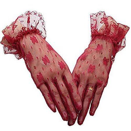 red lace gloves | ShopLook Lace Gloves Wedding, Prom Gloves, Gloves Lace, Elegant Gloves, Short Gloves, Wedding Gloves, Bridal Gloves, Lace Gloves, Summer Lace