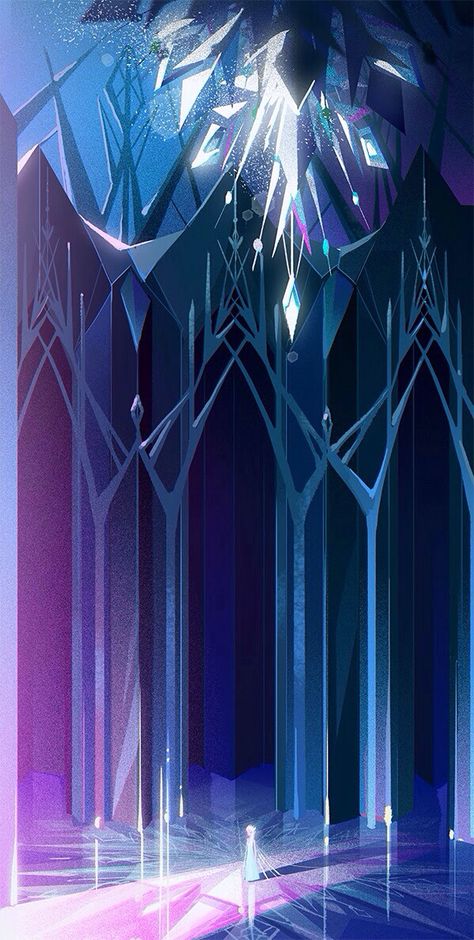 Frozen / Disney Disney Phone Backgrounds, Concept Art Landscape, Brittney Lee, Deco Disney, Frozen Wallpaper, Frozen Art, Ice Palace, Animation Disney, Bg Design