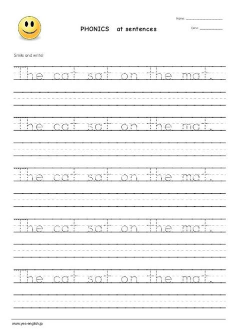 Handwriting Practice Sentences, Alphabet Practice Worksheets, Handwriting Worksheets For Kids, Cursive Handwriting Worksheets, Kids Handwriting Practice, Writing Practice Sheets, English Worksheets For Kindergarten, Alphabet Worksheets Kindergarten, Handwriting Practice Worksheets