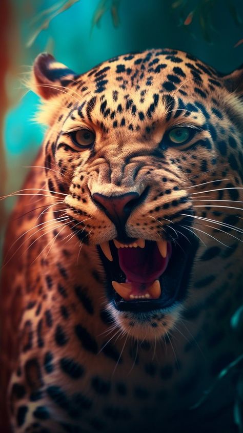 Wild Animal Wallpaper, Wild Animals Photography, Lion Photography, Scary Animals, Tiger Pictures, Wild Animals Pictures, Animal Portraits Art, Big Cats Art, Leopards