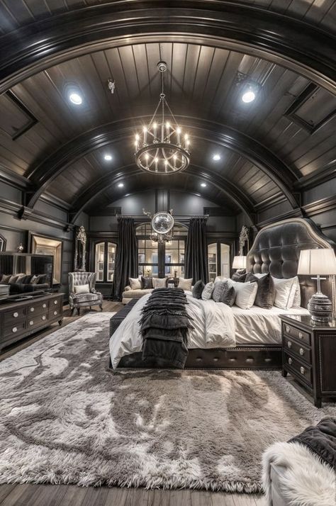 Luxury Homes Dream Houses Interior, Dream House Interior Bedrooms, Huge Mansion, Huge Bedroom, Luxury Master Suite, Beautiful Bedroom Decor, Luxury Houses Mansions, Luxury Room Bedroom, Dream Apartment Decor