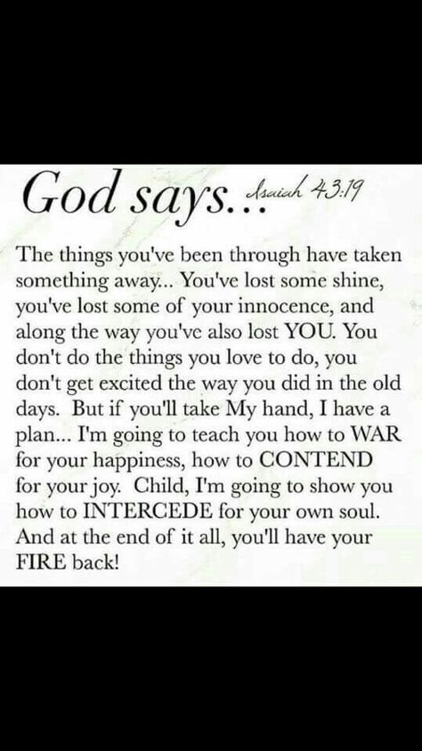 GOD HAS A 2018 NEW YEAR PLAN. #Mustard-seed #faith  #BLUEPRINT Isaiah 43, God Says, Prayer Scriptures, Spiritual Warfare, God Prayer, Pinterest Pin, Religious Quotes, Mustard Seed, Scripture Quotes