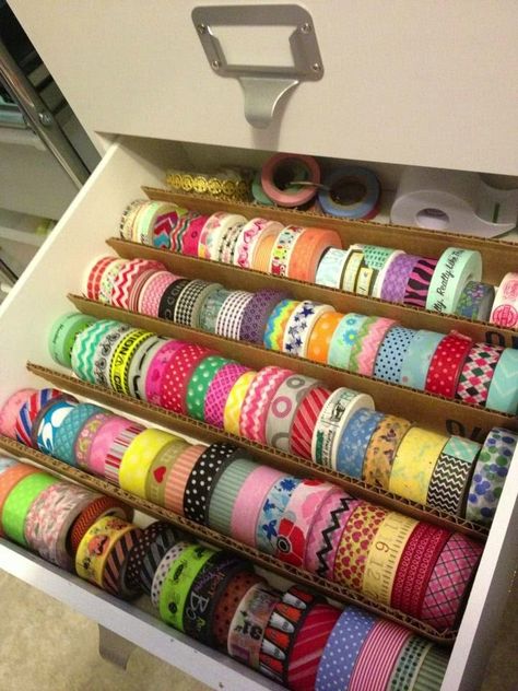 'Be Organised, Be Inspired, Be Creative and Be Yourself'. A blog about Motherhood, Organisation, DIY & Crafts and play ideas for Toddlers. Diy Washi Tape Storage, Diy Washi Tape, Washi Tape Storage, Ribbon Organization, Tape Storage, Ribbon Storage, Craft Storage Organization, Scrapbook Storage, Scrapbook Organization