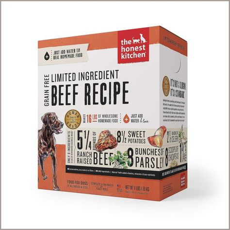 ABOUT LIMITED INGREDIENT GRAIN FREE BEEF RECIPEThis simple recipe is easy on the digestive tract and on the taste buds and its proof that less is more with only six grain-free ingredients uniting to form a complete and balanced mealincluding ranch-raised beef, wholesome chickpeas, and a healthy dose of soluble fiber, good fat, and irresistible flavor. Whether your hound has dozens of food sensitivities or just appreciates the simple things in life, this is perfect for dogs at all stages o... Dehydrated Dog Food, Free Fruit, Good Dog, People Food, Human Food, Best Dog Food, Food Sensitivities, Variety Of Fruits, Puppy Food