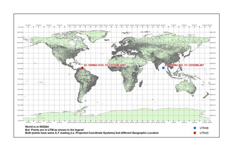 coordinate system - How to georeference a map in UTM / WGS 84 (geographic) to WGS84 / UTM? - Geographic Information Systems Stack Exchange Geographic Information Systems, Information Systems, Code Of Conduct, Describe Yourself, Facebook Sign Up, I Want, Map