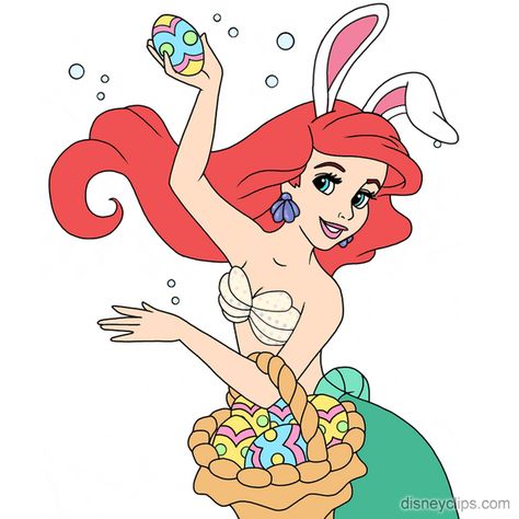 Dress up Ariel for Easter in Atlantica! #disney, #disneyprincess, #ariel, #thelittlemermaid, #easter Mustache Art, Ariel Coloring Pages, Disney Princess Villains, Easter Drawings, Pocket Princesses, Disney Easter, Disney Princess Fashion, Easter Wallpaper, Disney Princess Ariel