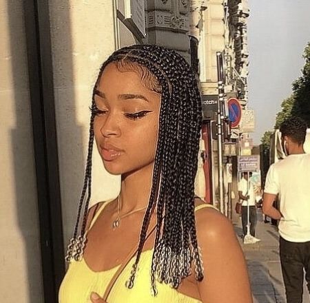 Short Box Braids Hairstyles, Girl Braided Hairstyles, Styles Braids, Cute Braided Hairstyles, Cute Box Braids Hairstyles, Braided Cornrow Hairstyles, Braids Hairstyles Pictures, Protective Hairstyles Braids, Hair Twist Styles