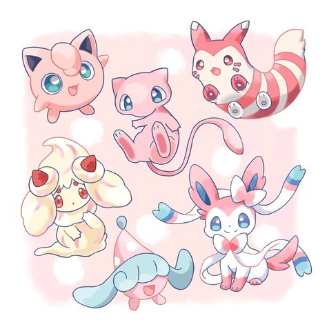 Planner Pictures, Fairy Type Pokemon, Flexibility Routine, Mew And Mewtwo, Cool Pokemon Wallpapers, Cute Easy Doodles, Cute Pokemon Pictures, Shiny Pokemon, Pokemon Toy