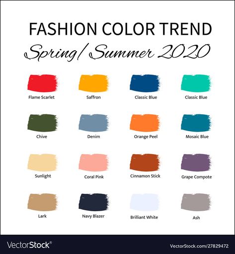 Trending Summer Nail Colors, Paint Color Names, Clothing Palette, Summer Color Trends, Best Summer Nail Color, Summer Nail Colors, Make Your Own Makeup, Nail Color Trends, Color Trends Fashion