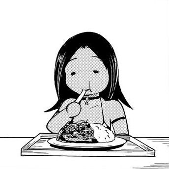 Manga Eating, Food Black And White, Girl Eating, Eating Food, Manga Icons, Magic Art, Brown Girl, Manga Girl