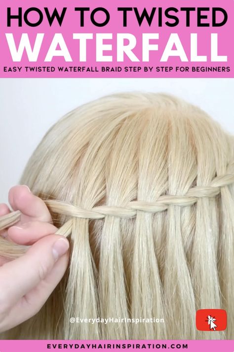 46 Fresh Hairstyles + Haircuts for Black Men in 2024 Braid For Beginners, Waterfall Braid Tutorial, Medieval Hair, Waterfall Hairstyle, Braids Step By Step, Famous Hairstyles, Braiding Your Own Hair, Ponytail Hairstyles Easy, Easy Hairstyles For Thick Hair