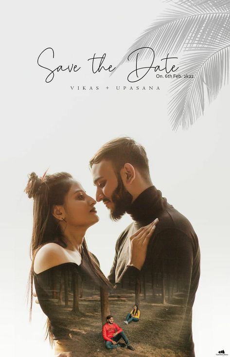 Pre Wedding Countdown Photos, Save The Date Pre Wedding, Engagement Poster Design, Sari Couple, Pre Wedding Poses Unique, Creative Pre Wedding Photoshoot Ideas, Save The Date Ideas For Weddings, Save The Date Photoshoot, Bride Groom Photoshoot