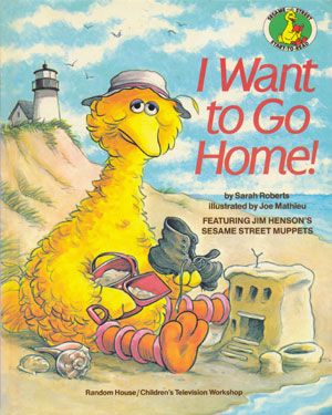 Jim Henson Puppets, I Want To Go Home, Sesame Street Books, Vintage Sesame Street, Sesame Street Muppets, Fraggle Rock, The Muppet Show, Bird Book, Childhood Books