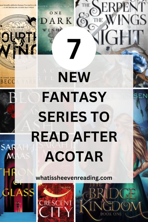 Experiencing the ACOTAR hangover? Well I've collected seven new fantasy series that you've got to try out after you've finished ACOTAR Acotar Similar Books, Acotar Book Recommendations, Books To Read After Acotar, Books Similar To Acotar, What To Read After Acotar, Books Like Acotar, Rhysand Aesthetic, Best Fantasy Book Series, Acotar Books