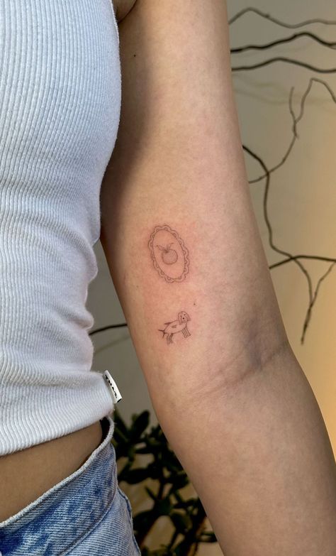 Spotty Tattoo Sleeve, Pretty Number Tattoos, Dainty Orange Tattoo, Education Tattoo, Lemon Tattoo, Orange Tattoo, Tatoo Inspiration, Funky Tattoos, Number Tattoos