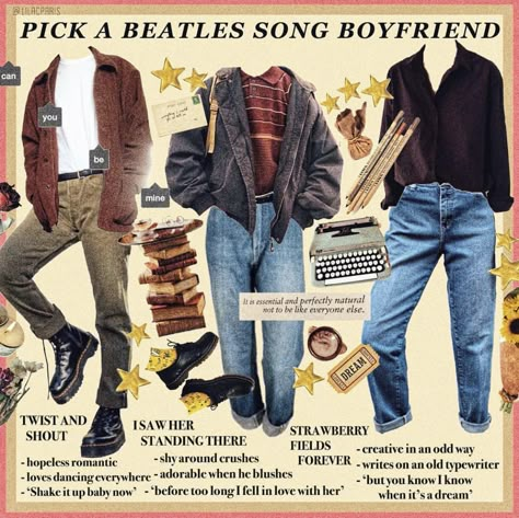 The Beatles Outfit, Beatles Outfit, Outfits For Teenage Guys, Vintage Academia, I'm Not Like Other Girls, Mood Clothes, Niche Memes, Future Style, Indie Outfits