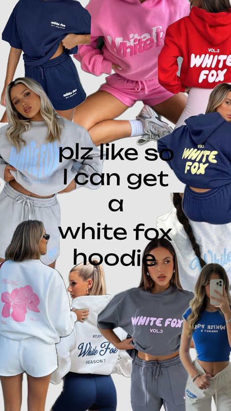 #whitefoxhoodie #whitefoxobsessed Fox Hoodie, White Fox, White Hoodie, Fox, Money, Pins, White