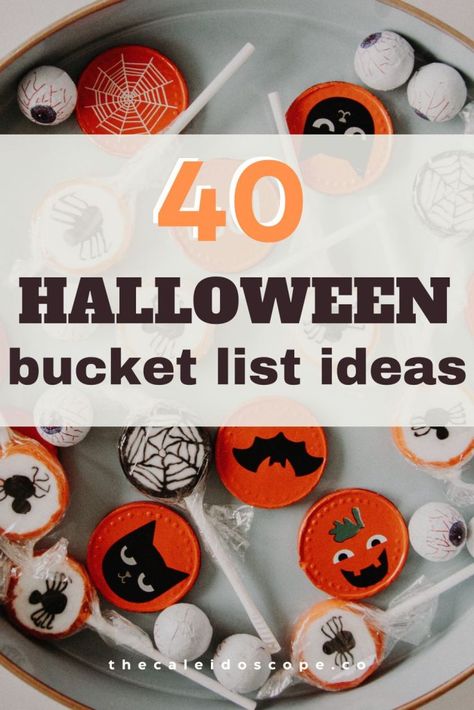 halloween bucket list ideas Fall Bucket List Ideas, Halloween Bucket List, Halloween Countdown Calendar, Pumpkin Planter, Halloween Buckets, Spooky Candles, Halloween Costume Contest, Fall Bucket List, Halloween Lights