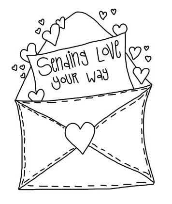 Love envelope Valentine Clipart, Envelope Art, Sending Love, Card Sentiments, My Funny Valentine, Valentines Card, Ipad App, Pocket Letters, Digi Stamp