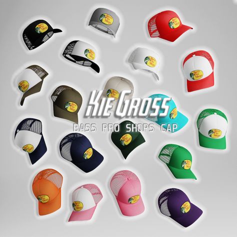 KieGross | Creating The sims 4 Custom Content | Patreon Ee Short, Bass Pro Shop Hat, Sims Outfits, Male Accessories, Sims 4 Beds, Sims 4 Men Clothing, The Sims 4 Custom Content, Sims 4 Male Clothes, Cc Hats