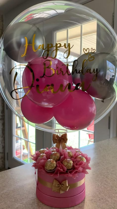 Arrangement with chocolates. in 2022 | Balloon decorations, Balloons, Mothers day balloons 50th Birthday Bobo Balloon, Clear Balloon Centerpieces Diy, Mother’s Day Balloon Ideas, Bobo Balloon Ideas Birthday, Balloon Arch Birthday Party, Valentines Balloons Bouquet, Balloon Decoration Ideas, Bobo Balloon, Balloon Bouquet Diy