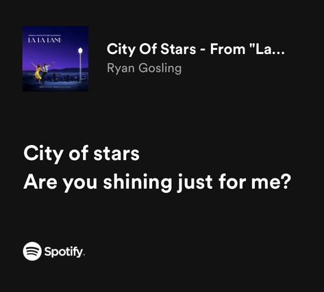 Lalaland Quotes, City Of Stars Lyrics, Lalaland Aesthetic, Here's To The Fools Who Dream, City Of Stars, Handmade Gifts For Boyfriend, Lala Land, Gonna Love You, Just For Me