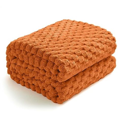 Burnt Orange Blanket, Orange Blanket, 3d Clouds, Lightweight Bedding, Fuzzy Blanket, Velvet Blanket, Pet Blanket, Room Couch, Perfect Partner