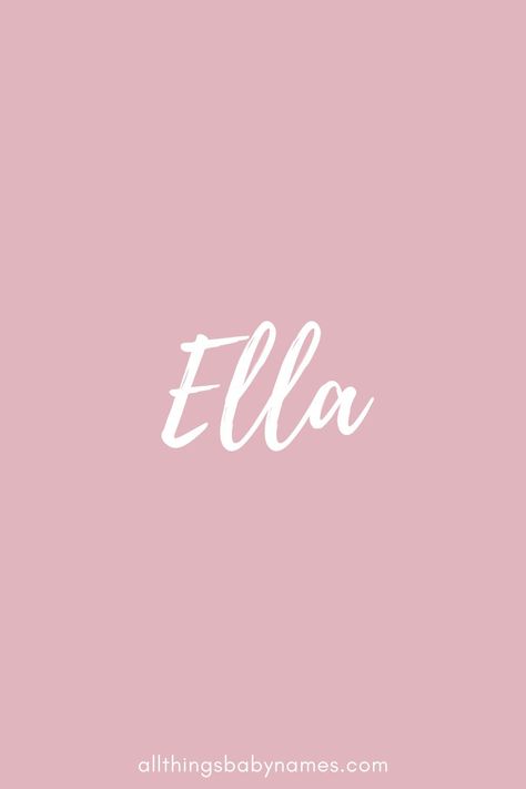 Discover thousands of baby names and meanings. Ella Name Meaning, Ella Name, Perfectly Wrong, Baby 2024, Names And Meanings, Rockabilly Baby, Baby Name Meaning, Uncommon Baby Names